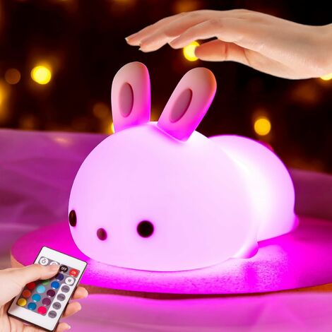 Mini-lampes LED mobiles avec télécommande, 16 couleurs, sans fil