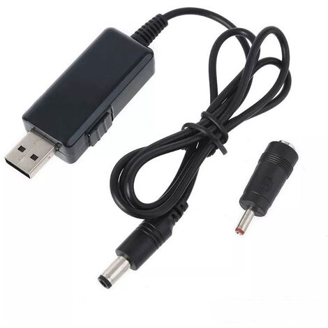 Convertisseur élévateur de Tension d'affichage Câble USB/DC Boost Router  Câble convertisseur USB Step-up 9V/12V