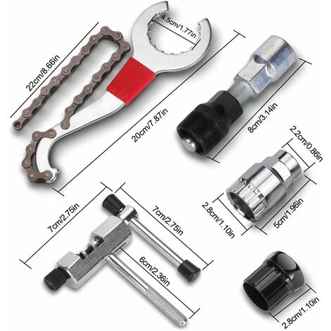 Kit d'outils de réparation de vélo de montagne Chaîne de vélo / support /