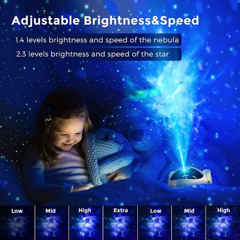 Projecteur Astronaute Galaxy Starry Sky avec minuterie, télécommande  réglable à 360 °, lampe USB, 8 modes d'éclairage pour enfants, adultes,  chambre de bébé, salle d'étude et salle de jeux 