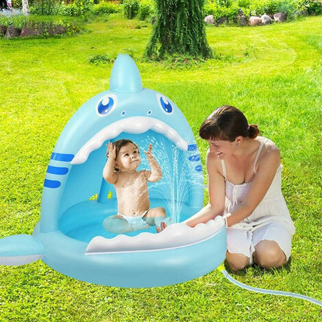 Piscine gonflable Enfant / Aire De Jeux aquatique Dinosaure 246x193x110cm