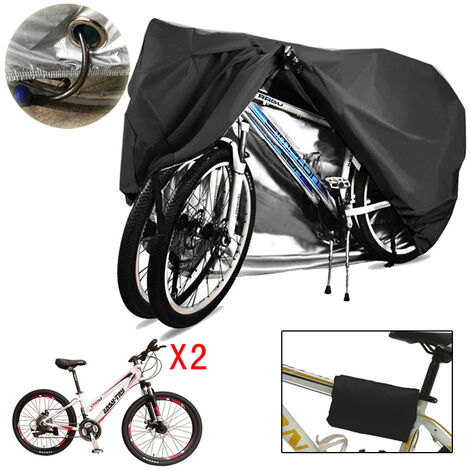 Housse de vélo pour 1 ou 2 vélos étanche XXL - Extra solide avec revêtement  PU de