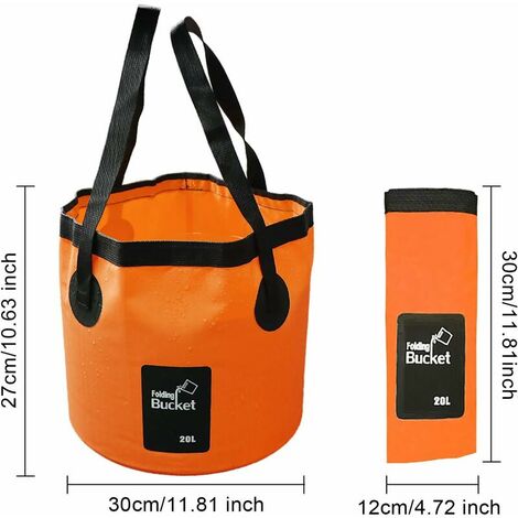 Acheter Seau de vadrouille pliable Portable Promotion de pêche lavage de voiture  seau pliant bassin de lavage extérieur avec poignée seau de vadrouille  pliable