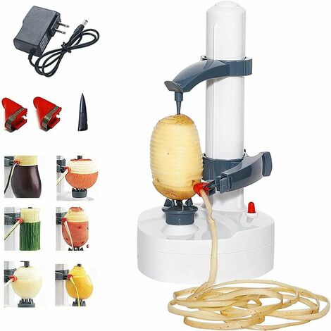 Éplucheur de pommes de terre électrique, Éplucheur rotatif automatique  éplucheur de pommes de terre