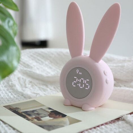 Enceinte Bluetooth Rabbit avec Oreilles Lumineuses - Rose