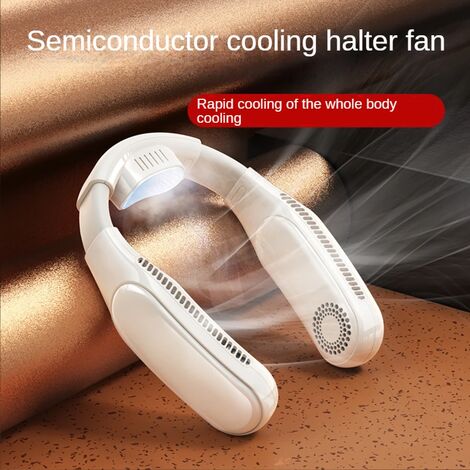 Ventilateur de cou rechargeable portable, climatiseur de cou de