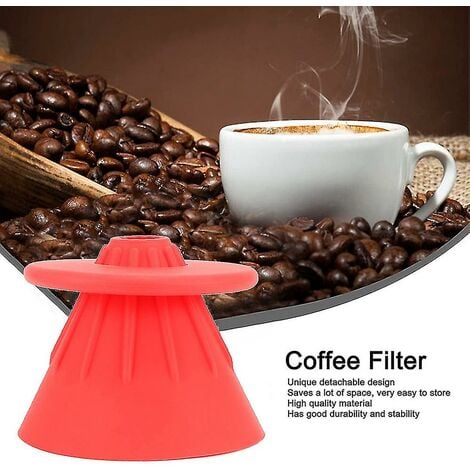 LTS FAFA Filtre à café réutilisable en acier inoxydable pour goutteur de  café