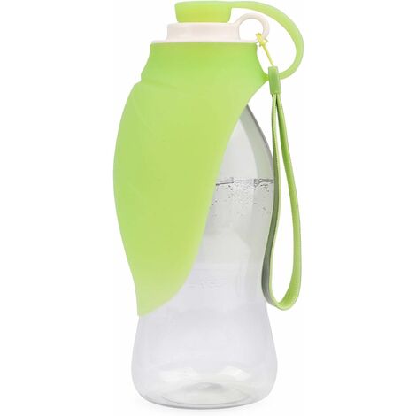 250ML - Rose - Bouteille d'eau Portable pliable en plastique pour animaux  de compagnie, bol d'alimentation en