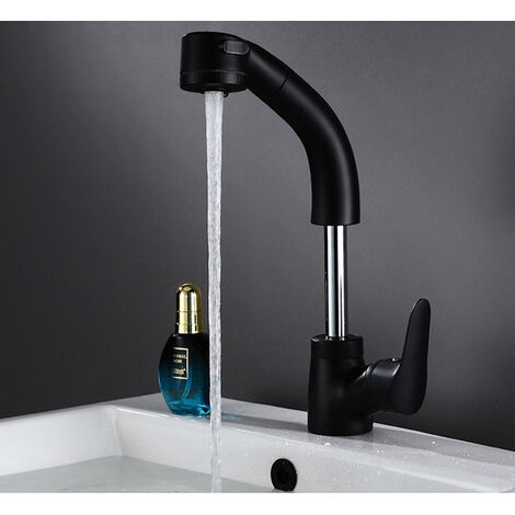LTS FAFA 1 pièce tuyau rétractable rétractable et robinet coulissant douche  pivotante et pulvérisateur modèle robinet