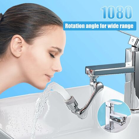 LTS FAFA Accessoire d'extension de robinet, aérateur de robinet rotatif à  1080°, buse de