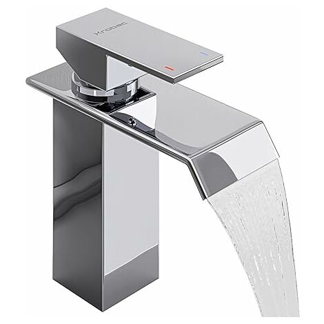 LTS FAFA Évier, cascade, hauteur, robinet pour eau froide et chaude, style  moderne