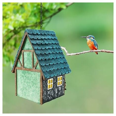 Nichoir Oiseaux Extérieur,Maison d'oiseau Naturel Nid Suspendu,nid d'oiseau  suspendu,pour Décoration d'intérieur et de Jardin
