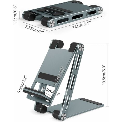 Support téléphone Portable magnétique en Aluminium - Boutiques en l