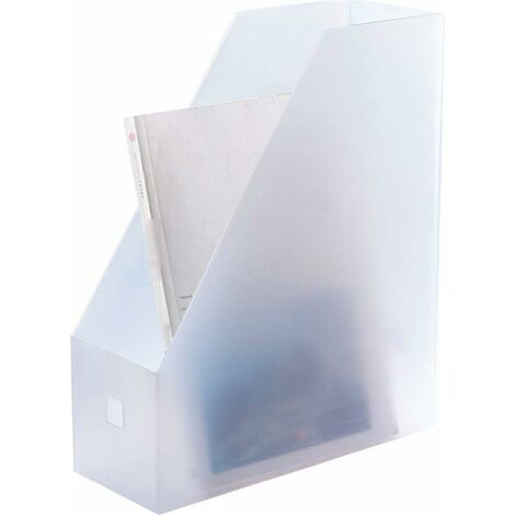 LTS FAFA Organisateur de stockage de bureau support de fichiers en  plastique Transparent boîte de stockage