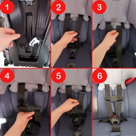 Boucle de ceinture de sécurité de voiture réglable universelle Boîtier de  protection Boucle de ceinture de sécurité (bleu)