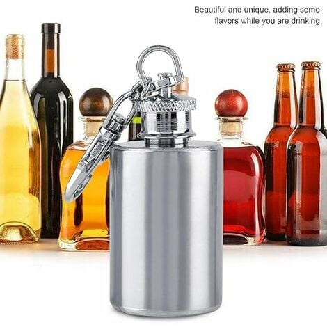 LTS FAFA Flasque à Alcool en Acier Inoxydable Anti-fuite Bouteille
