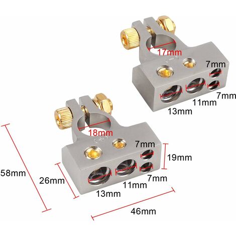 Cosse positive de batterie tracteur 17mm