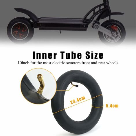 LTS FAFA 2 tubes 10 x 2125 (10 pouces), double épaisseur, Valve renforcée,  pneu anti - piqûre avant / arrière scooter électrique