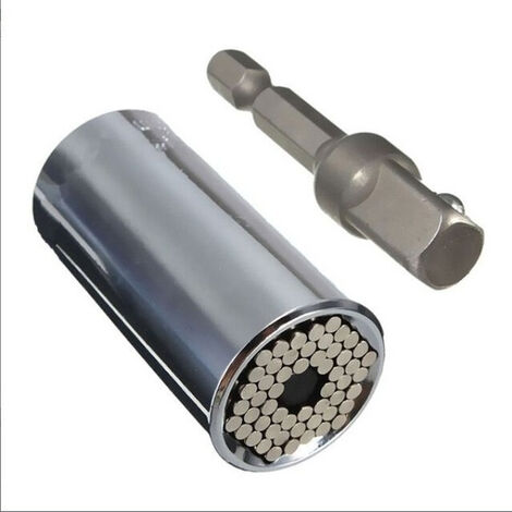 LTS FAFA Adaptateur de douille universel de 7 mm à 19 mm Outil de clé  universelle avec adaptateur de perceuse électrique