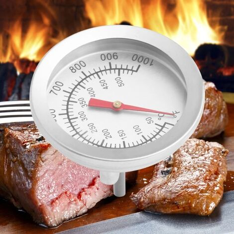 Outil de cuisine En acier inoxydable Jauge de température Barbecue Bbq  Fumeur Grill Thermomètre