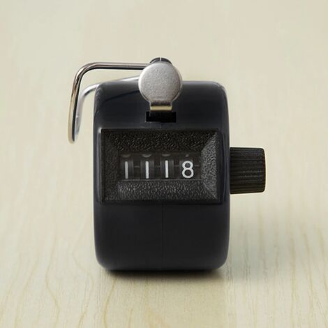 LTS FAFA Mini compteur à 4 chiffres boîtier ABS affichage des doigts de la  main comptage