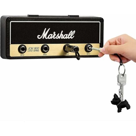 LTS FAFA Porte-clés Marshall Jack II 2.0 JCM800, porte-clés sur le thème de  la guitare avec crochet, support mural
