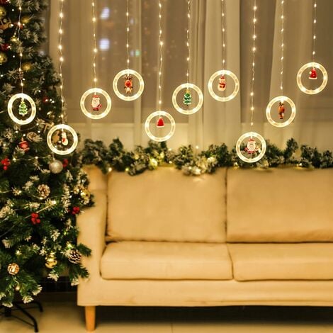 Rideau de lumières de Noël Holiday Living pour intérieur/extérieur