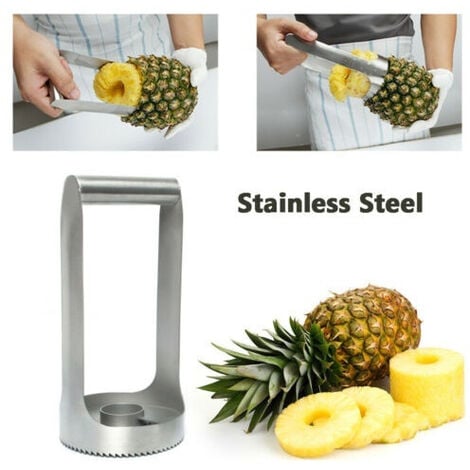 LTS FAFA Ananas Trancheuse En Acier Inoxydable Fruit Corer Peeler Cutter  Cuisine Outil Gadget