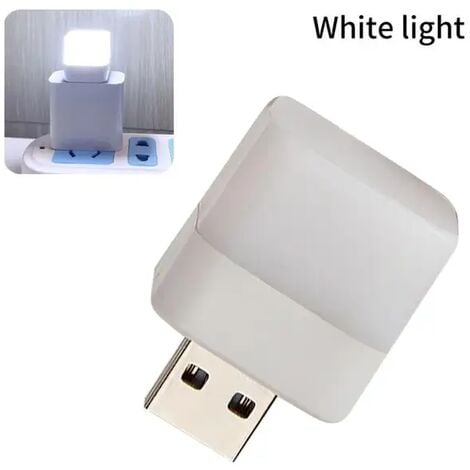 LTS FAFA Mini lampe LED à prise USB, chargeur pour ordinateur