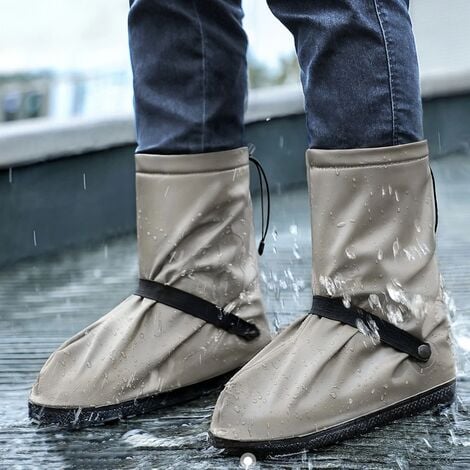 Couvre-chaussures de cyclisme imperméables à la pluie pour hommes