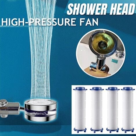 LTS FAFA 8 pièces pommeau de douche remplacement PP coton élément filtrant  Purification de l'eau accessoires de salle de bain pulvérisateur de