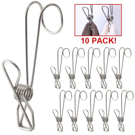 Clothes Pegs Blanket Stainless Steel Laundry Hanging Clothesline