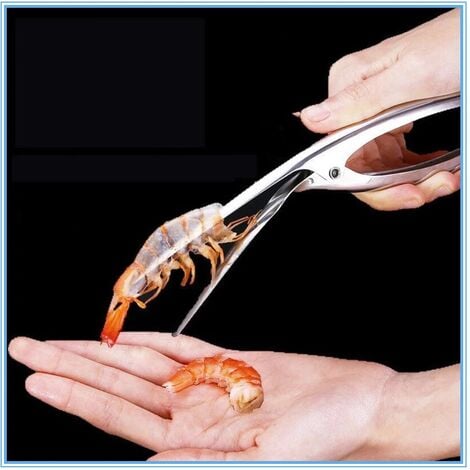 LTS FAFA Éplucheur de crevettes en acier inoxydable déveinage de crevettes  couteau de pêche élimination de