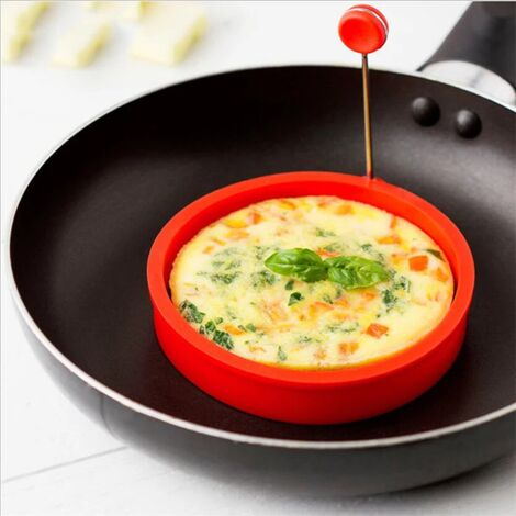 Moule à omelette en silicone, omelette micro - ondes, machine à omelette en  silicone, omelette micro - ondes pliable pour faire du pain aux œufs,  omelette en silicone (rouge)
