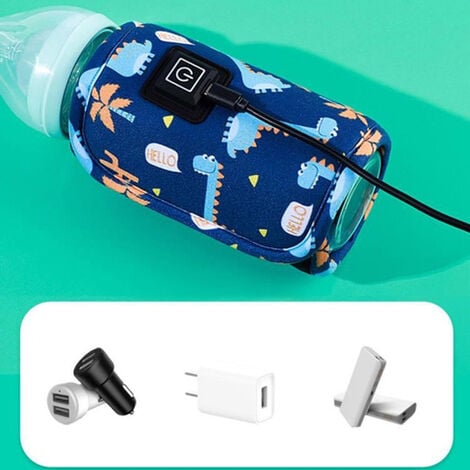 Chauffe-biberon de voyage Chauffe-biberon portable Chauffe-biberon Pochette  isolante de charge USB avec