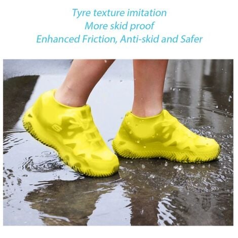 LTS FAFA paire (2 pièces/ensemble) couvre-chaussures en silicone  imperméable unisexe protecteur de couleur de chaussures bottes de pluie en  plein air