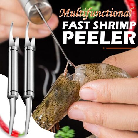 LTS FAFA Éplucheur de crevettes en acier inoxydable déveinage de crevettes  couteau de pêche élimination de