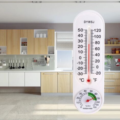 Thermomètre mural à température et hygromètre Instruments