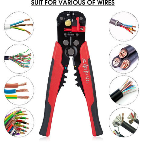 LTS FAFA Électricien professionnel, outil de dénudage de câble, coupe-fil,  pince à sertir automatique multifonctionnelle