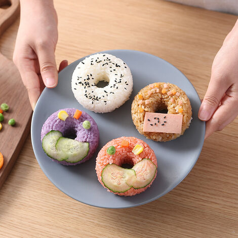 LTS FAFA Onigiri moule beignet rond antiadhésif Sushi Maker bricolage  Simple Onigiri presse moule enfants Bento