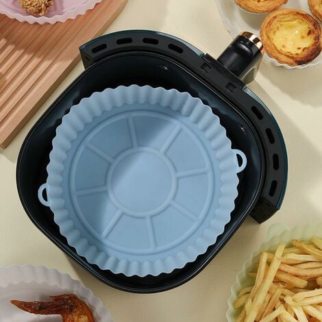 1pc, Pot En Silicone Pour Friteuse À Air, Accessoires Pour Double Pot De  Friteuse À Air