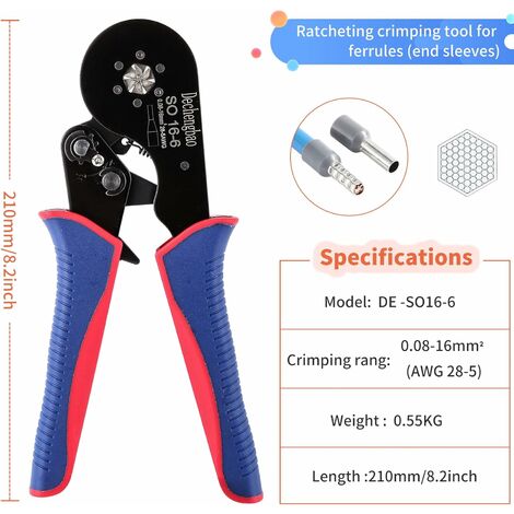 Vxc9 16-6 Pinces à sertir Tubulaire Terminal Outils de sertissage