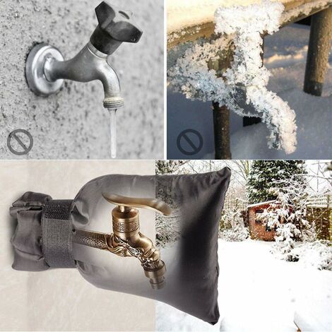 Housse de robinet Antigel Tuyau Bavoir Robinet d'eau Protecteur extérieur  Couverture de protection contre le gel Housse De robinet d'hiver  Accessoires