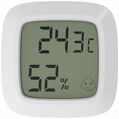 Thermomètre Mural, Thermomètre D'intérieur, Thermomètre À Double Échelle,  sans Mercure, Facile À Lire, °C pour Intérieur, Extérieur, Maison, École