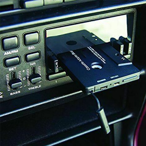 LTS FAFA Adaptateur Cassette Voiture Bluetooth Support Bluetooth V5.0  Adaptateur Cassette Convertisseur Bluetooth Universel Voiture MP3 Bande