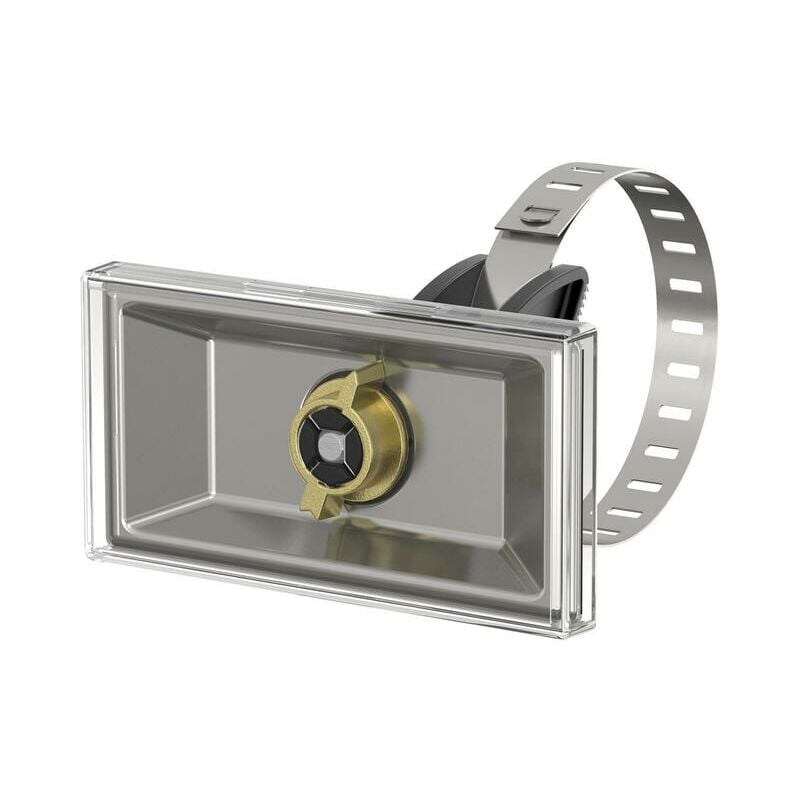 Simplex SX Schilderhalter V2A, 100x50mm, mit Spannband bis 2", F55002