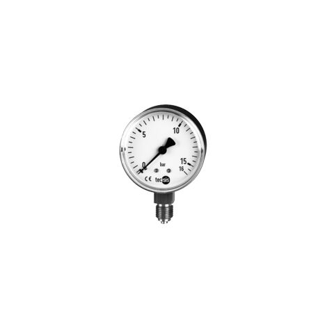 2,5 bar radial Druckanzeige Manometer für Heizung und Sanitär 63 mm 3/8" 