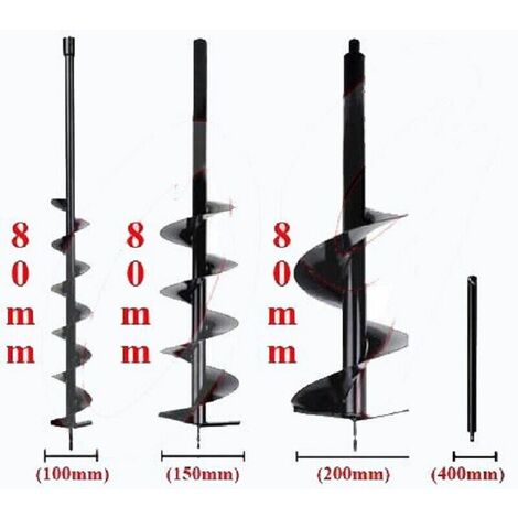 MOTOTRIVELLA A SCOPPIO 52 CC PUNTA TRIVELLA 10/15/20/30 cm + PROLUNGA 40 cm