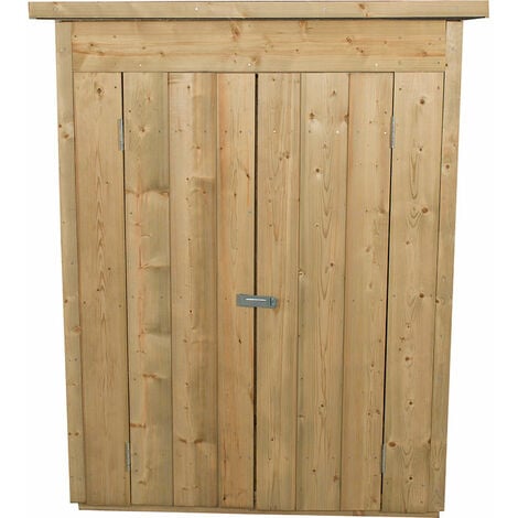 Forest Pent Midi Wooden Garden Storage- Outdoor Patio Storage