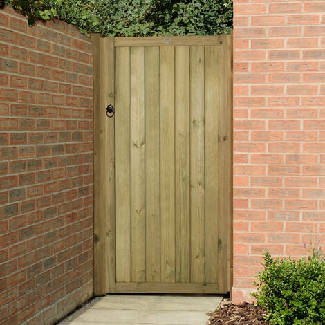 Forest 6' x 3' Pressure Treated Vertical Tongue & Groove Gate (1.8m x 0.9m) - Pressure treated